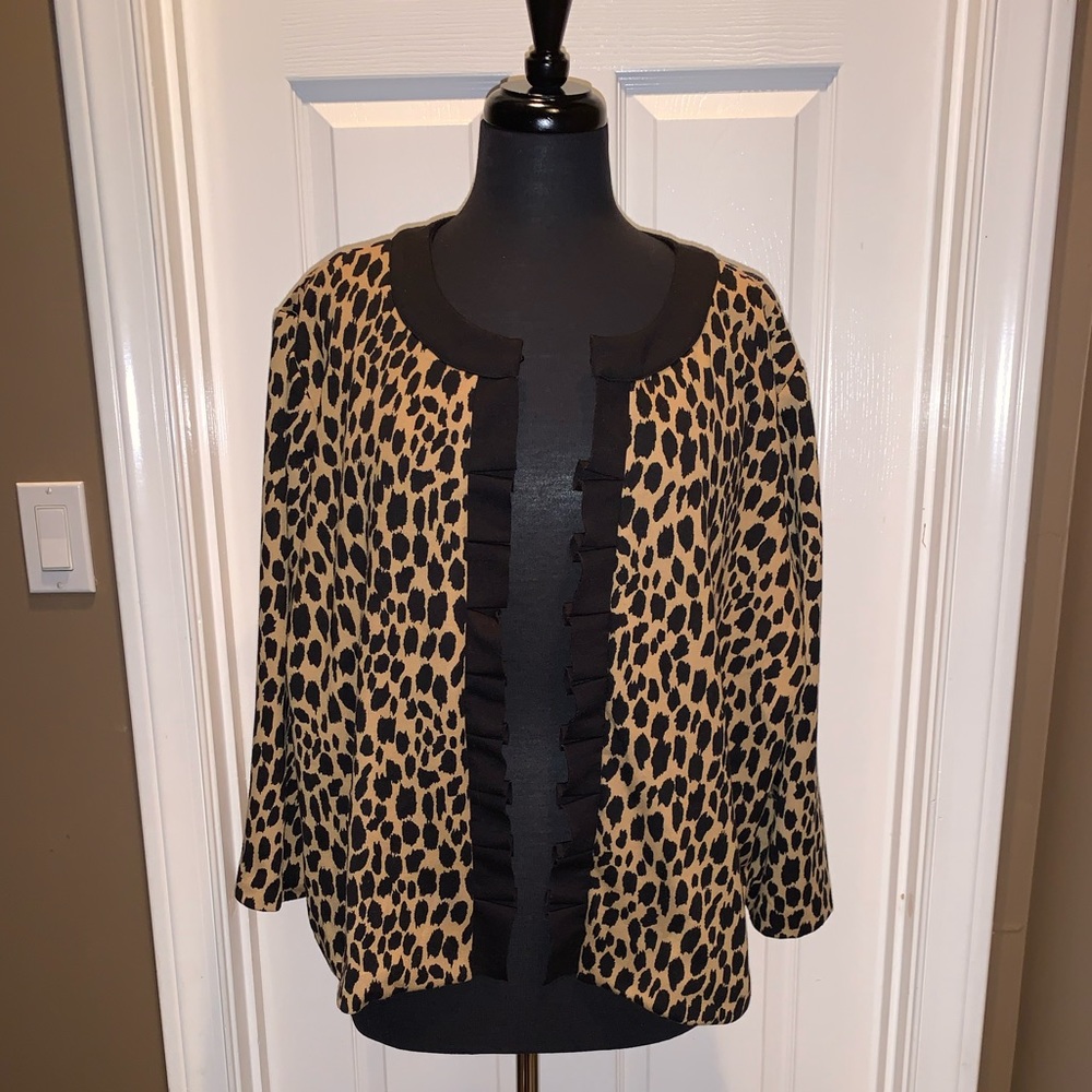 Leopard 🐆 print cardigan